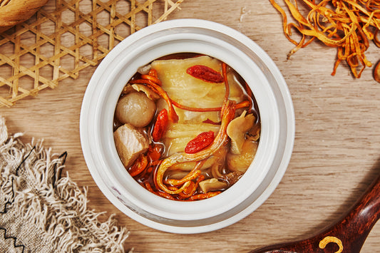 花膠蟲草花螺頭燉湯 ComfyDay - Double Boiled Cordyceps Flowers & Fish Maw Soup