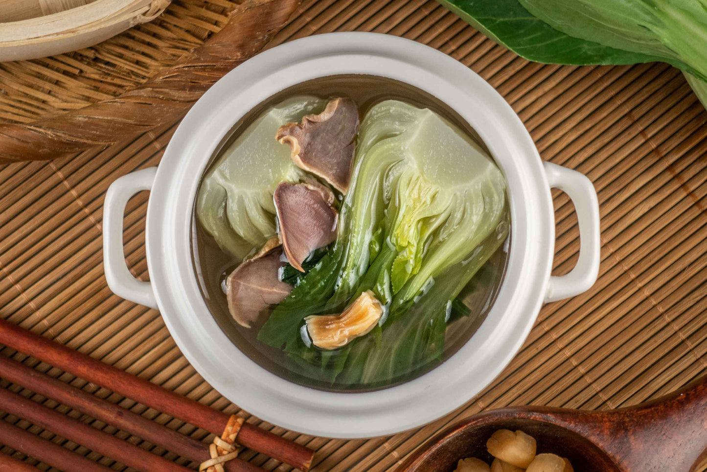 白菜陳腎湯 AbsentDay - Double Boiled Bak Choi & Duck Gizzard Soup
